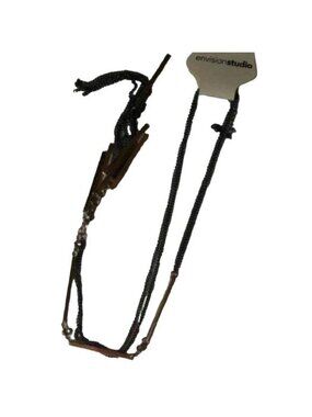 Envision Studio Long Mixed Metals Chain Necklace New